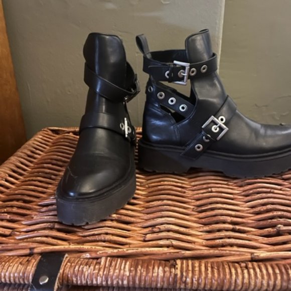 Zara Moto Boots - Picture 2 of 5
